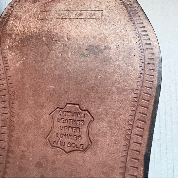 Florsheim Black Leather Cap Toe Lace Up Oxford Shoes Men 11 D Dress Work Classic - Picture 14 of 15